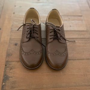 Janie and Jack Leather Wingtips, Size 11